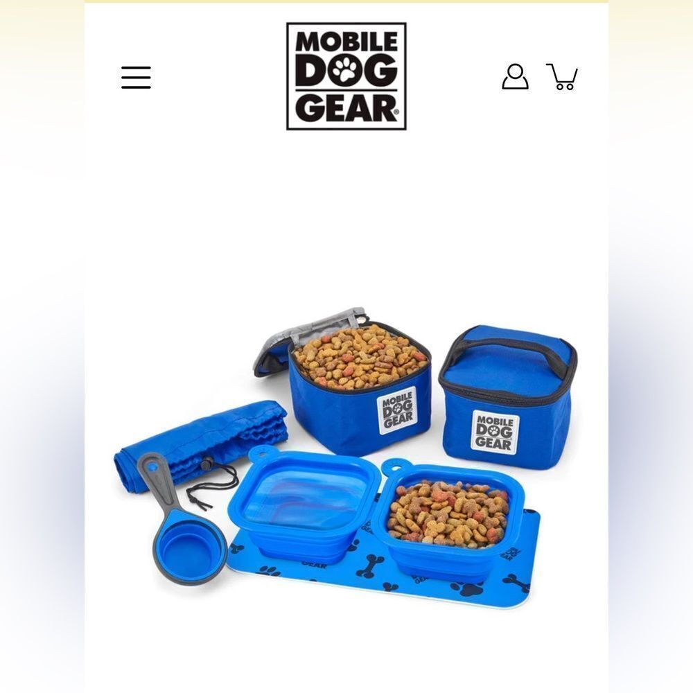 Brand New Small Dog Travel Food Set- 7 piece set